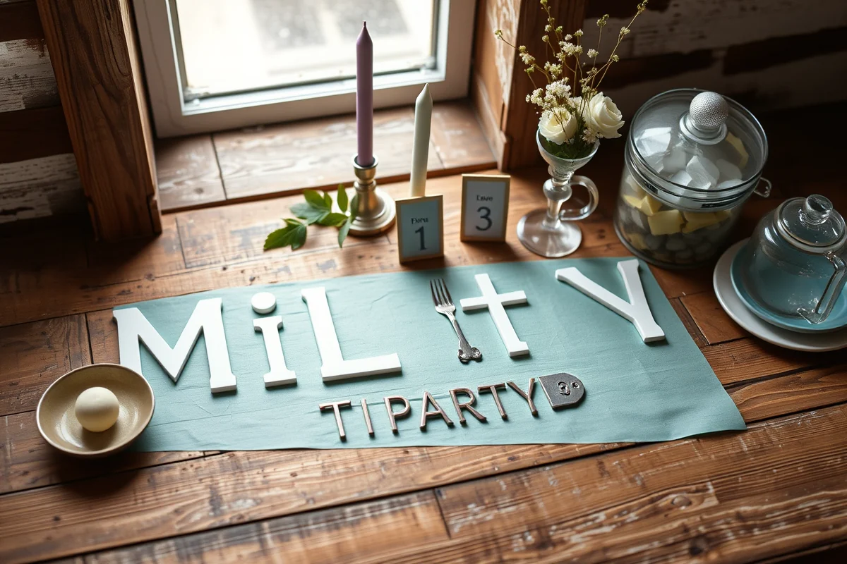 milestone party themes — Milestone Party Themes (the finished result)