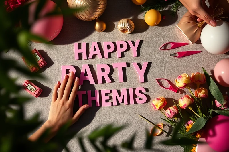 simple budget milestone party themes — Simple Budget Milestone Party Themes (the finished result)