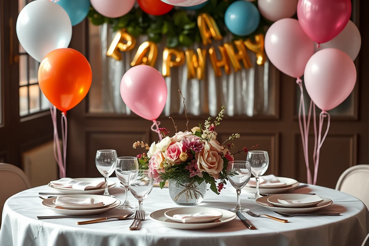 budget milestone party themes decor — Budget Milestone Party Themes Decor