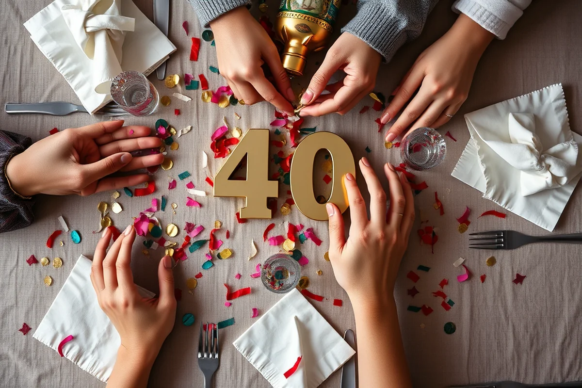 cheap 40th birthday party decorations — Cheap 40th Birthday Party Decorations