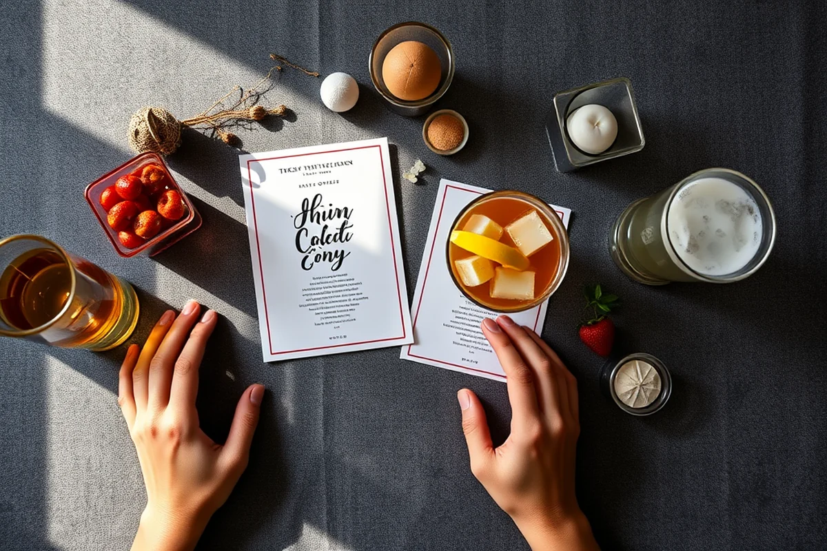easy milestone party themes drinks — Easy Milestone Party Themes Drinks (the finished result)