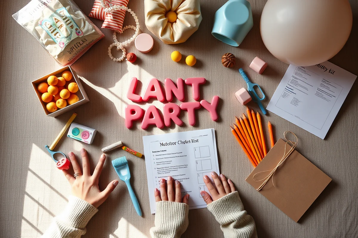 milestone party themes games activities checklist — Milestone Party Themes Games Activities Checklist (the finished result)