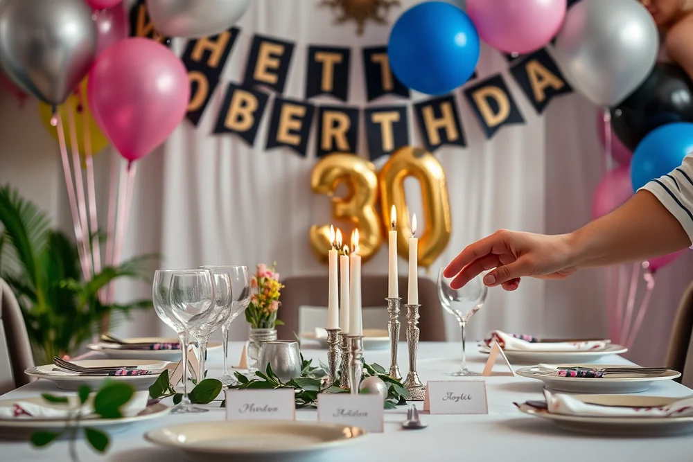 natural 30th birthday party decorations — Natural 30th Birthday Party Decorations (step by step)