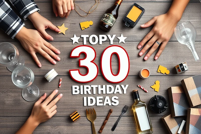 top 30th birthday party ideas for men — Top 30th Birthday Party Ideas For Men (the finished result)
