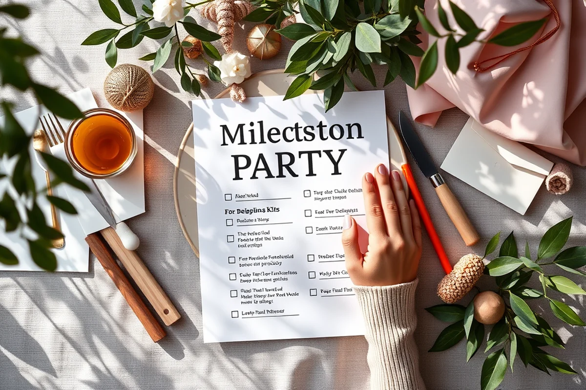 milestone party themes checklists for beginners — Milestone Party Themes Checklists For Beginners (the finished result)