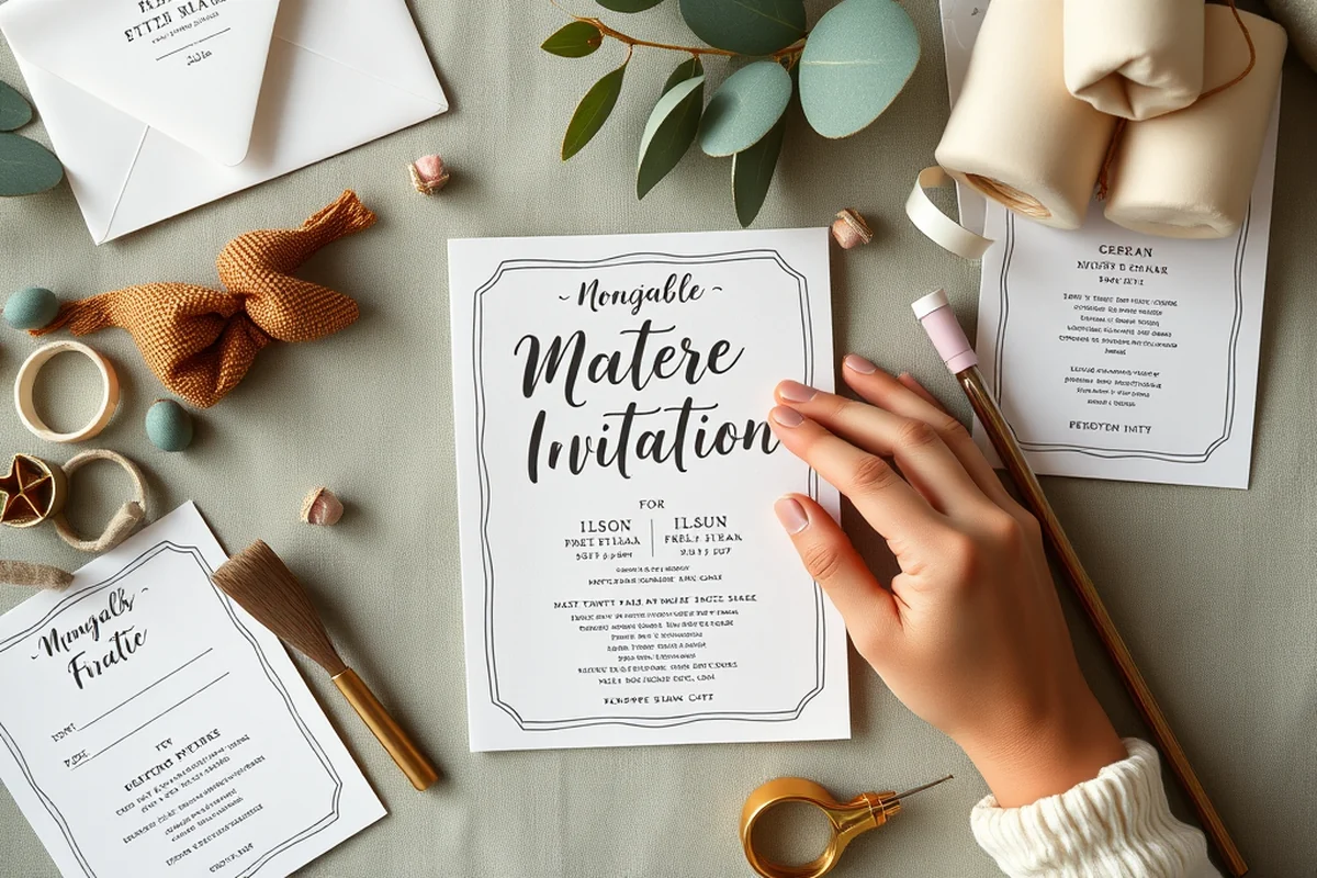 milestone party themes invitations favors printable — Milestone Party Themes Invitations Favors Printable (the finished result)