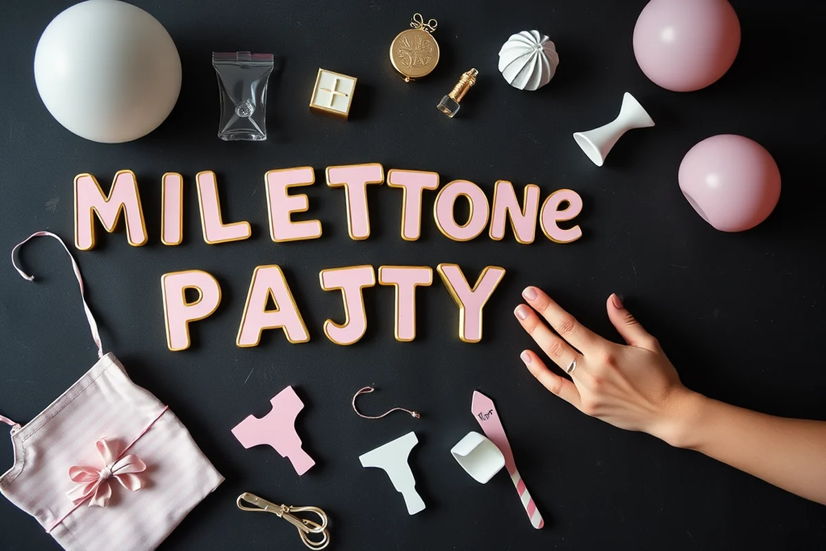 milestone party themes planning on a budget — Milestone Party Themes Planning On A Budget (the finished result)