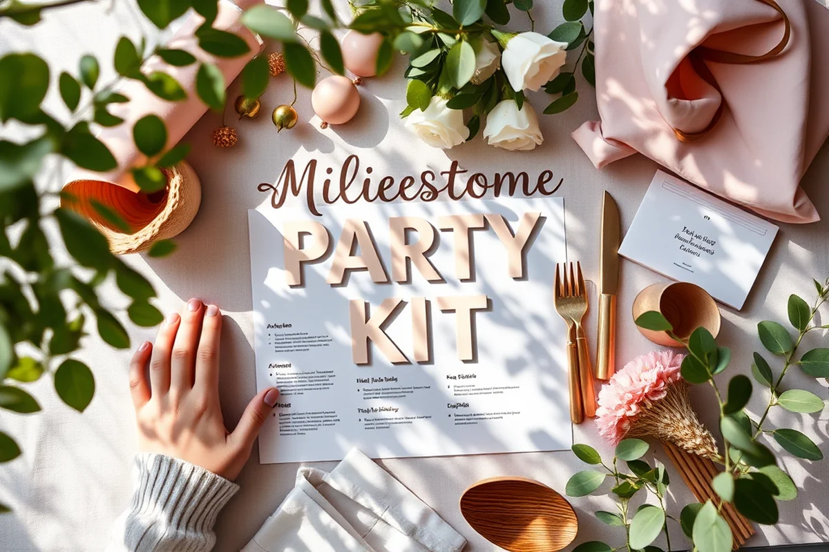 milestone party themes planning checklists timelines for small spaces — Milestone Party Themes Planning Checklists Timelines For Small Spaces (the finished result)